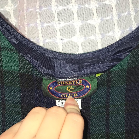 Vintage plaid dress - Picture 2 of 2